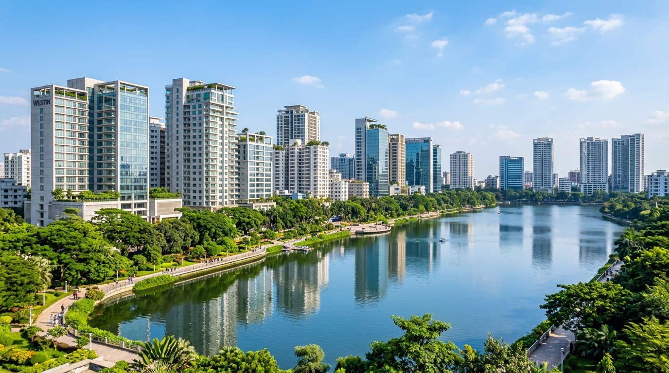Gulshan and Banani Lakefront Real Estate Skyline